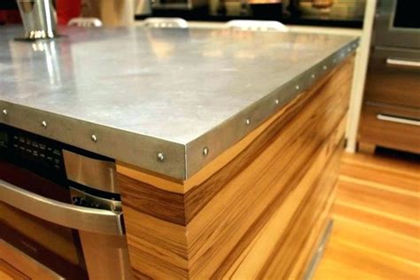 sheet metal countertop diy|diy metal countertops.